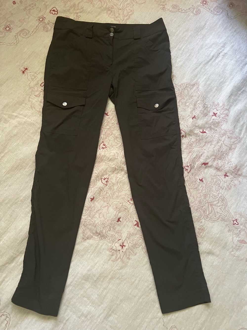 Anatomie Women’s Dark Green Cargo Travel Stretch Pants